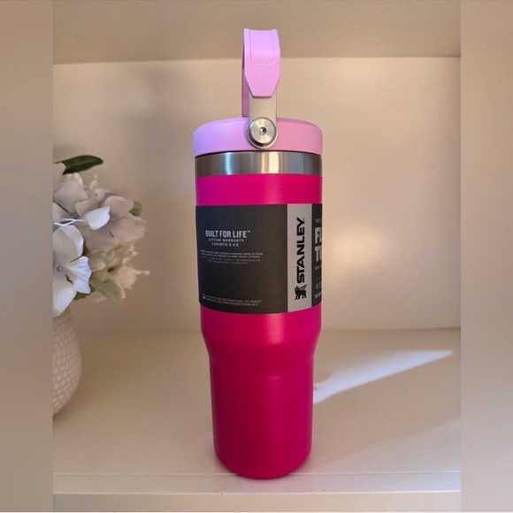 🎉LAST CHANCE🎉Stanley Iceflow Flip Straw 30oz Tumbler Camelia - Picture 7 of 11